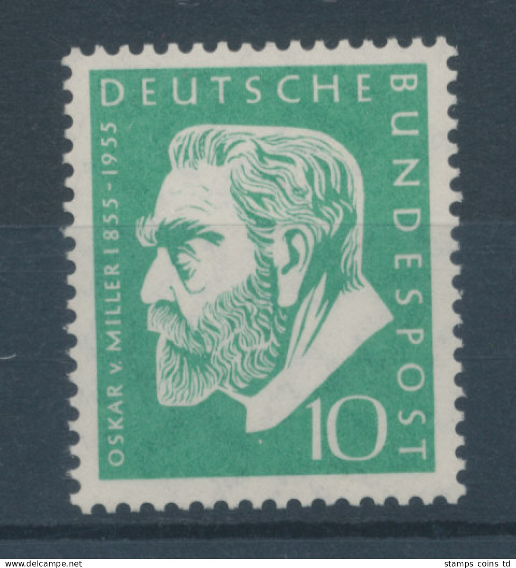 Bundesrepublik 1955, Oskar Von Miller, Mi.-Nr. 209 ** - Neufs