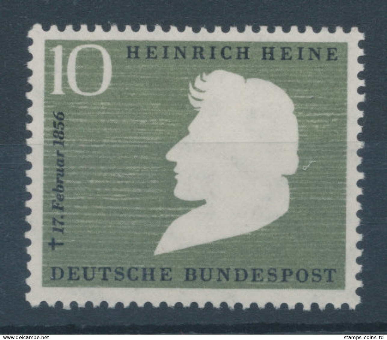 Bundesrepublik 1956, Heinrich Heine, Mi.-Nr. 229 **  - Ungebraucht