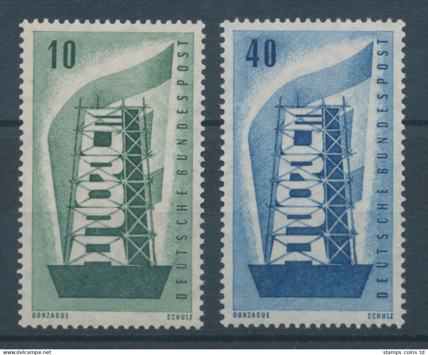 Bundesrepublik 1956, Europa-Marken, Mi.-Nr. 241-242 **  - Ungebraucht