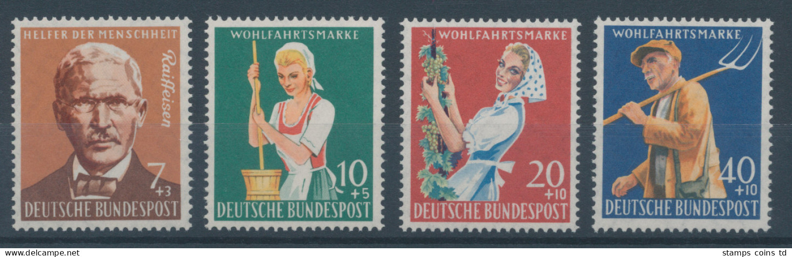 Bundesrepublik 1958, Wohlfahrt: Landwirtschaft, Mi.-Nr. 297-300 **  - Ungebraucht