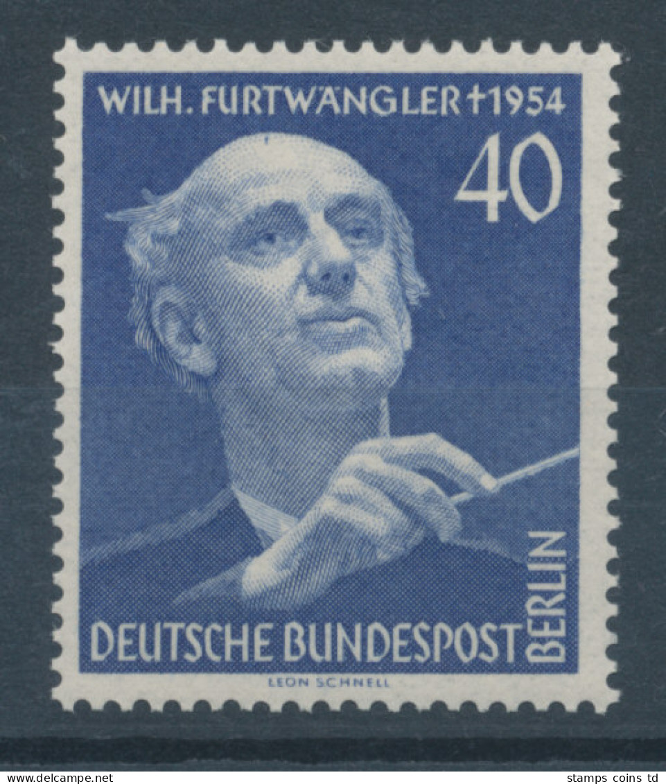 Berlin 1955, Wilhelm Furtwängler, Mi.-Nr. 128 ** - Ungebraucht