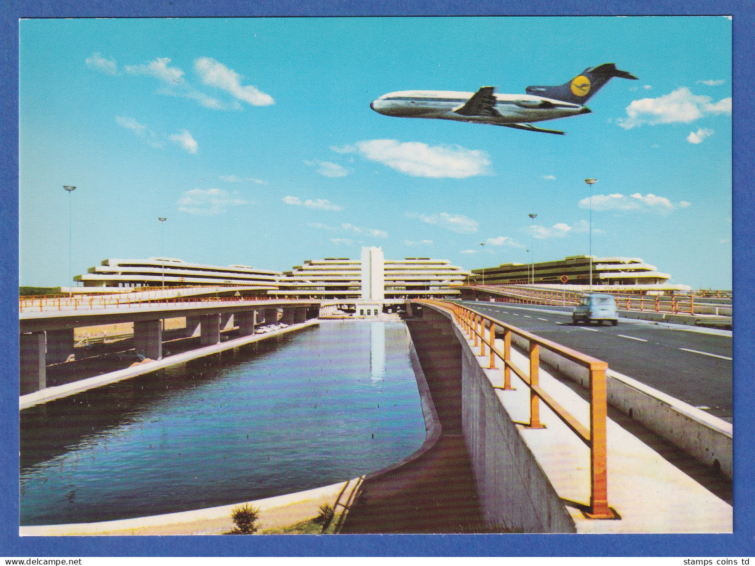 AK Flughafen Köln / Bonn Airport Und Lufthansa Boeing 727 , Unbeschrieben - 100 - 499 Postales