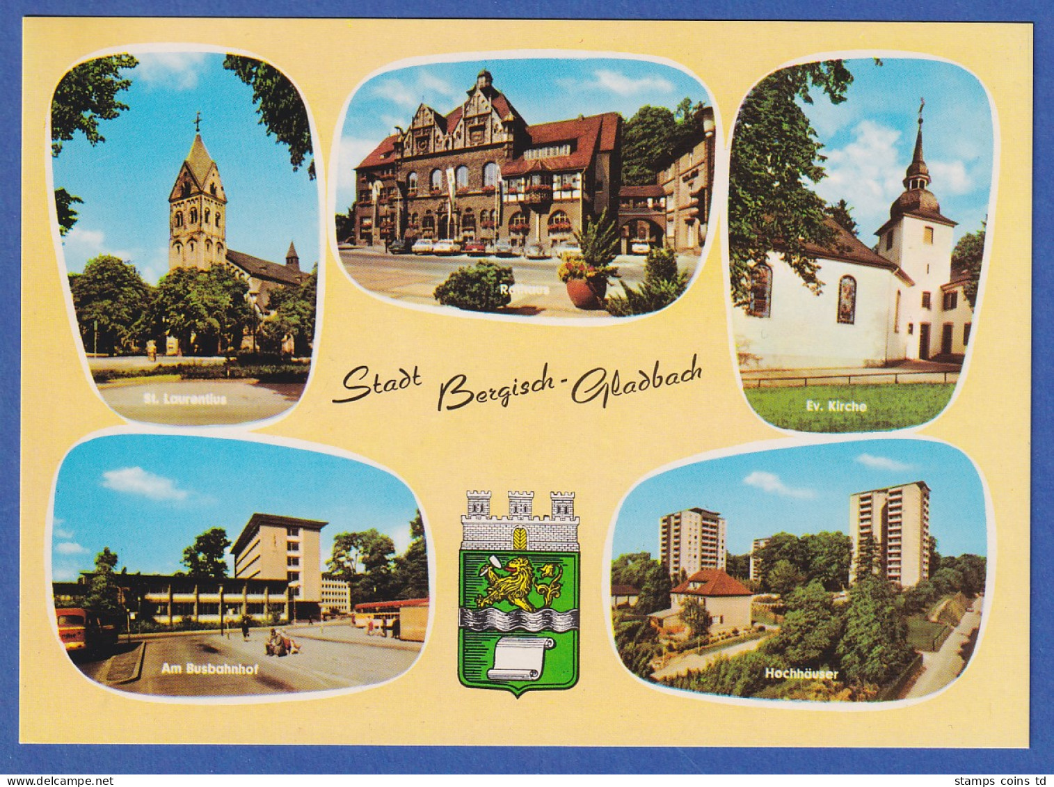 AK Stadt Bergisch-Gladbach  5 Ansichten, Unbeschrieben - 100 - 499 Cartoline