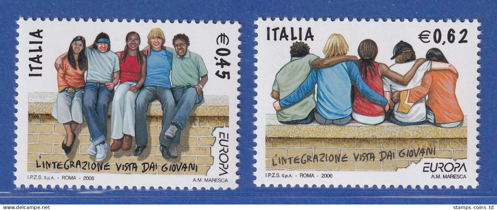 Italien 2006 Europa: Integration Mi.-Nr. 3118-19 **  - Unclassified