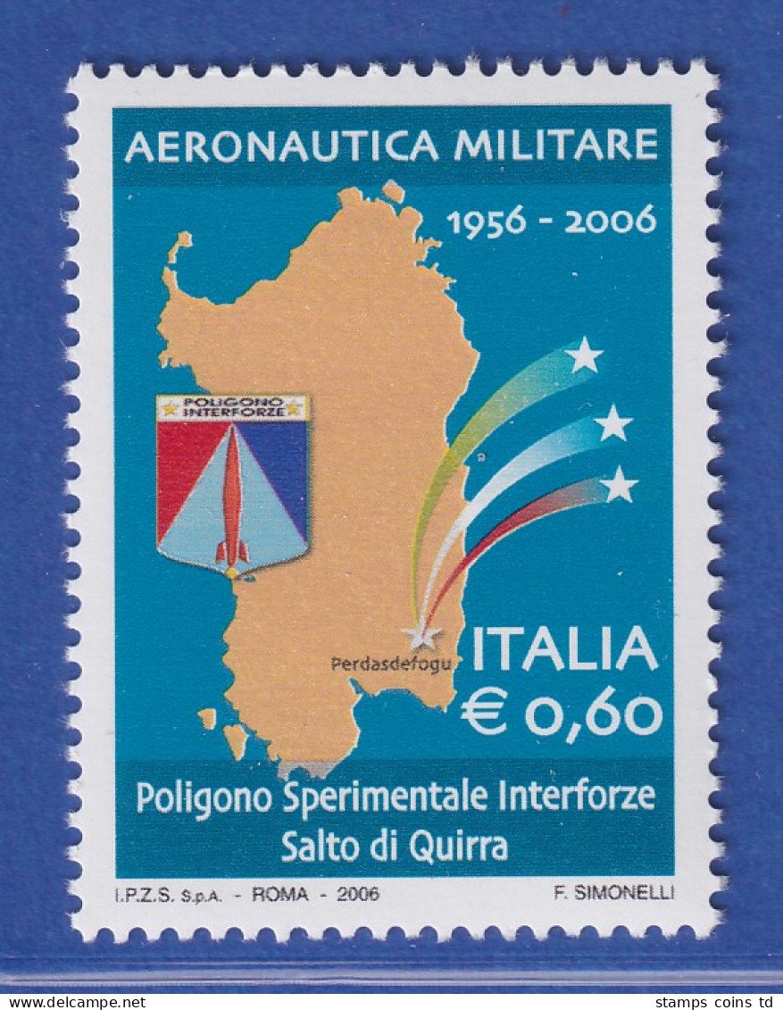Italien 2006 Sardinien Milit. Sperrgebiet Salto Di Quirra  Mi.-Nr. 3125 **  - Unclassified