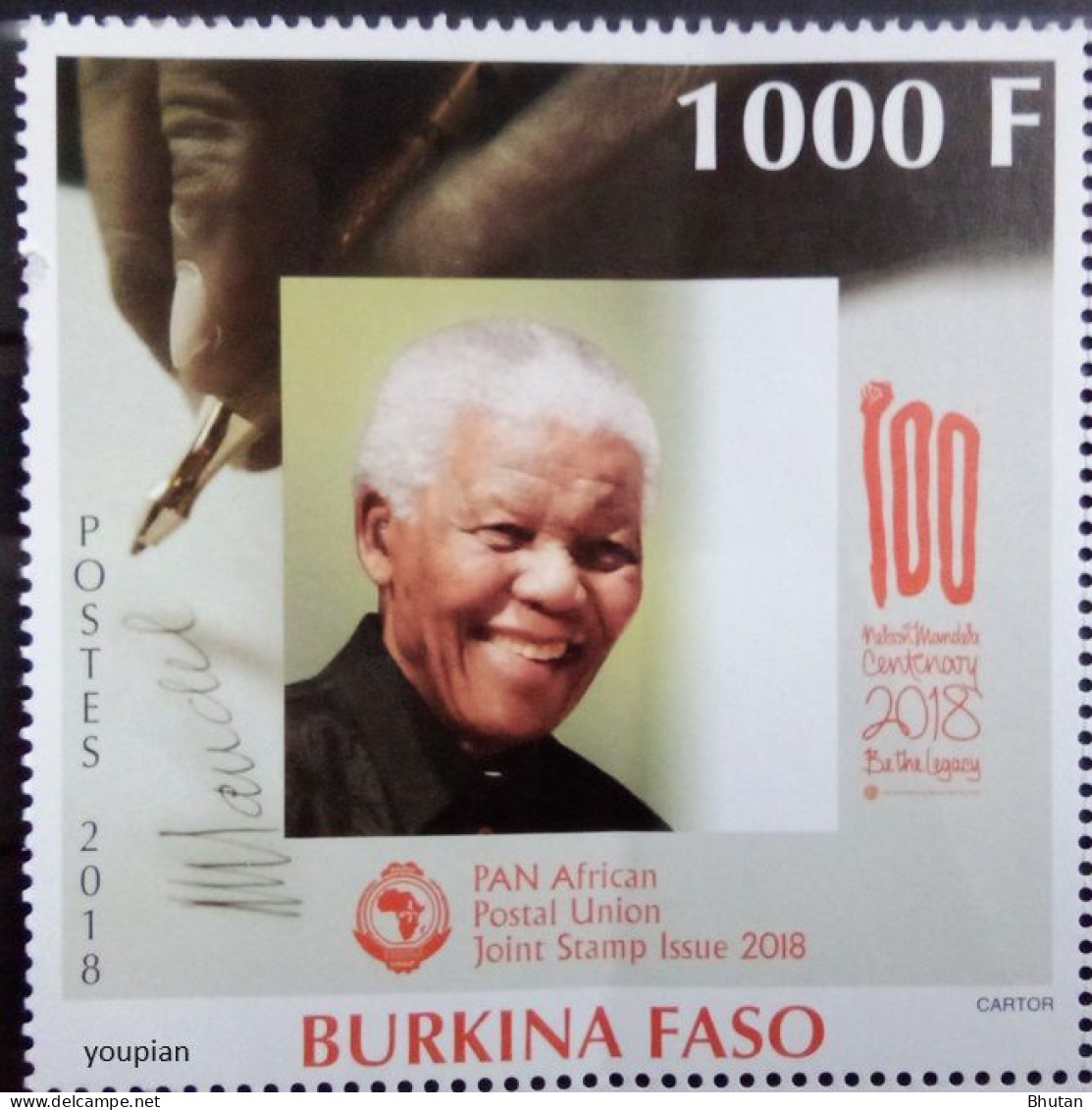 Burkina Faso 2018, 100th Birth Anniversary Of Nelson Mandela, MNH S/S - See Both Pictures! - Burkina Faso (1984-...)