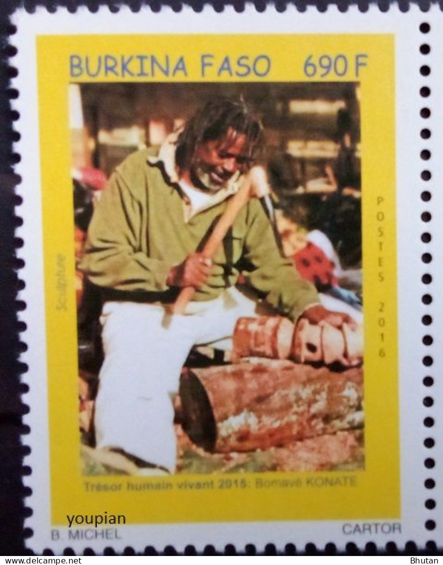 Burkina Faso 2019, Bornavé Komaté, MNH Single Stamp - Burkina Faso (1984-...)