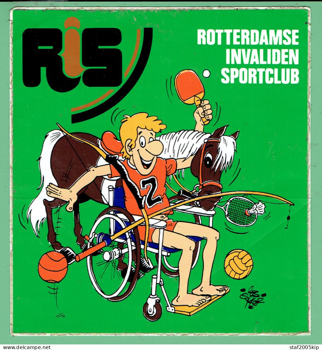 Sticker - RIS - ROTTERDAMSE INVALIEDEN SPORTCLUB - Stickers