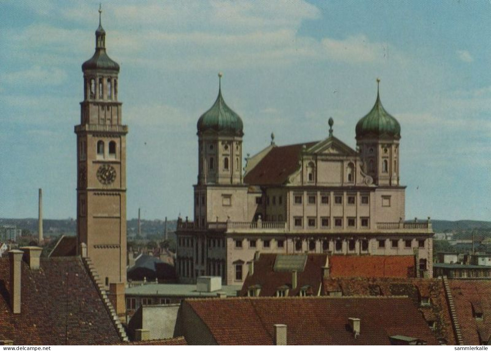 33470 - Augsburg - Rathaus Und Perlachturm - 1960 - Augsburg