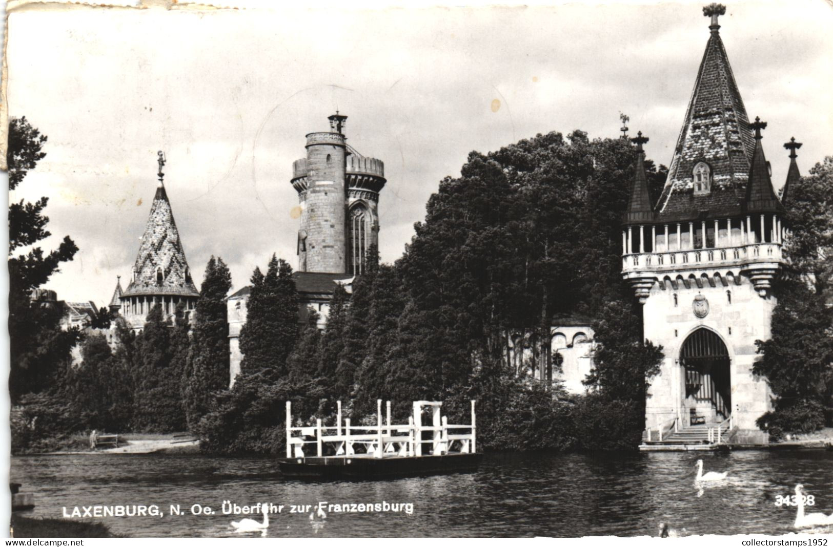 LAXENBURG, LOWER AUSTRIA, CASTLE, TOWER, SWAN, AUSTRIA, POSTCARD - Laxenburg