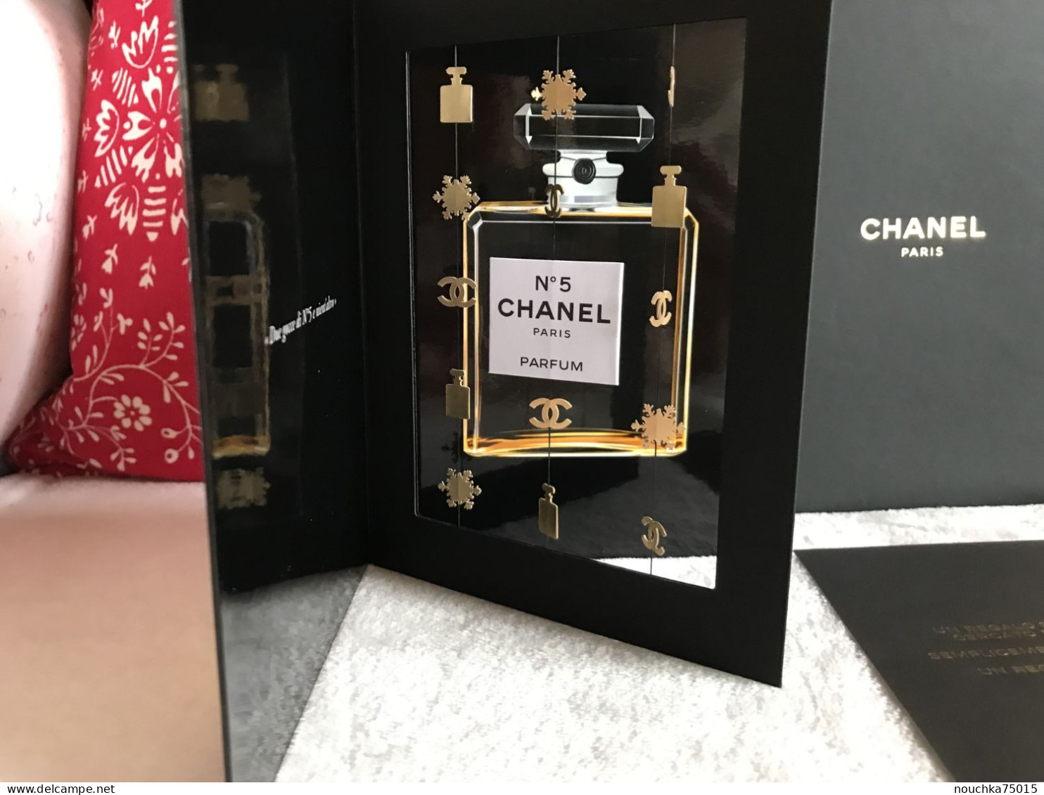 Chanel - N°5, Carte De Voeux Avec Mobiles - Profumeria Moderna (a Partire Dal 1961)