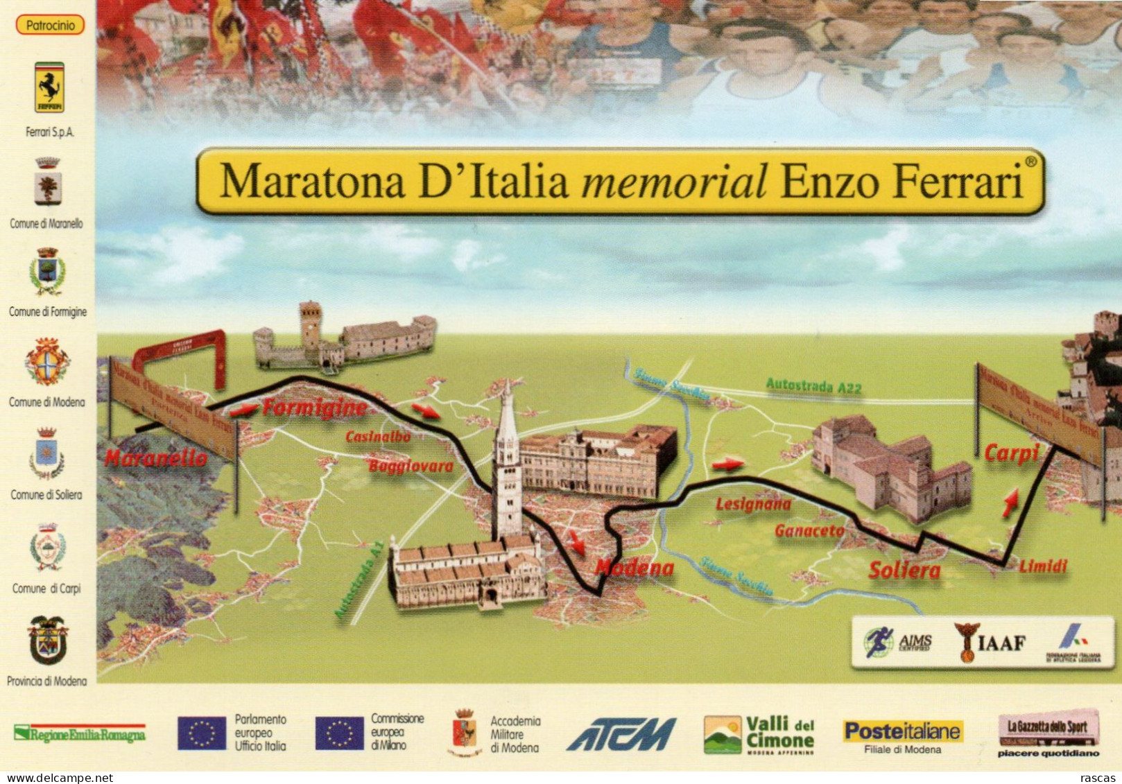 CLB - ATHLETISME - CPM - MARATONA D'ITALIA MEMORIAL ENZO FERRARI - MARANELLO - FORMIGINE - MODENA - SOLIERA - CARPI - Atletiek