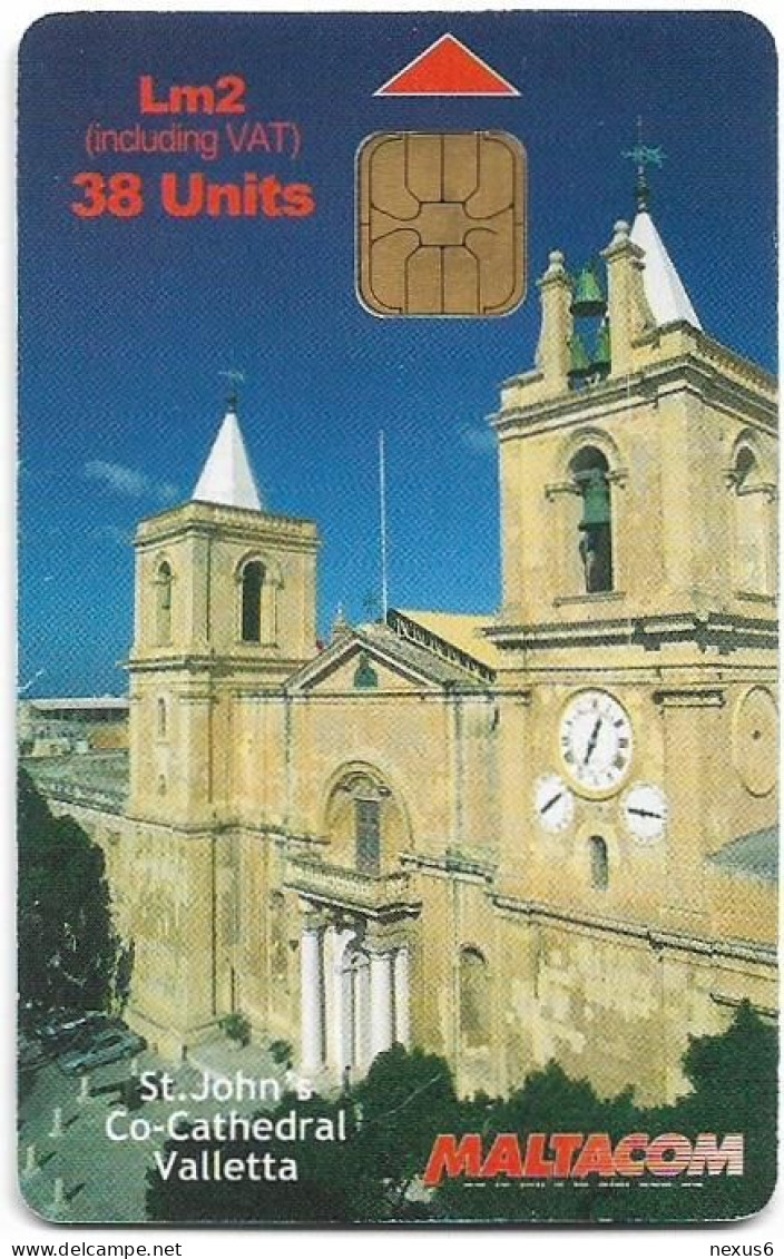 Malta - Maltacom - St.John's Co Cathedral Valletta, 01.2005, 38U, Used - Malta