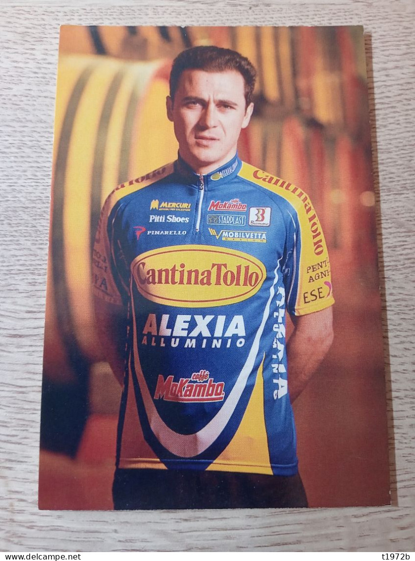 Cyclisme Cycling Ciclismo Ciclista Wielrennen Radfahren PIERDOMENICO GERMANO  (Cantina Tollo-Alexia Alluminio 1998) - Ciclismo