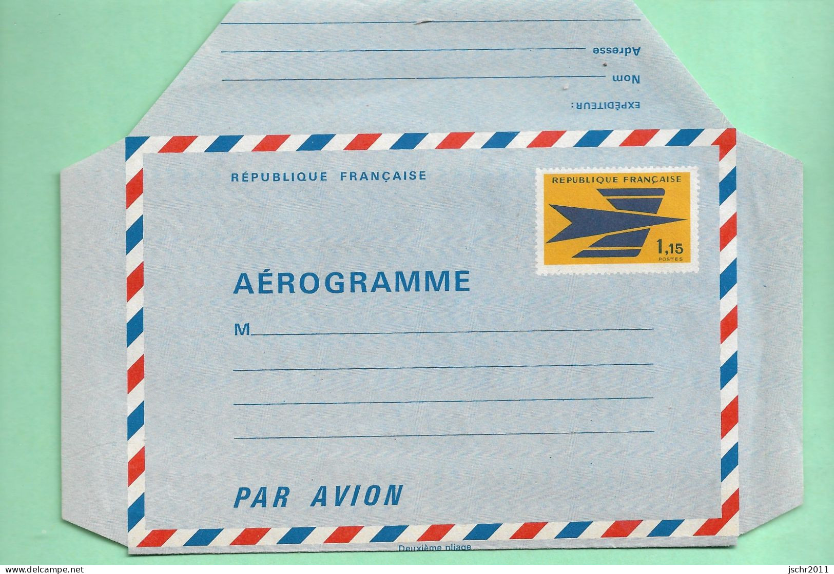 FRANCE - REUNION : AEROGRAMME *** NEUF *** - Luchtpostbladen