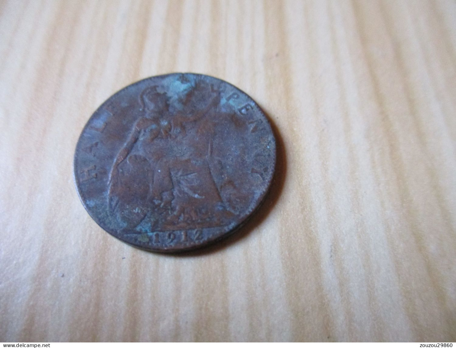 Grande-Bretagne - Half Penny George V 1912.N°190. - C. 1/2 Penny