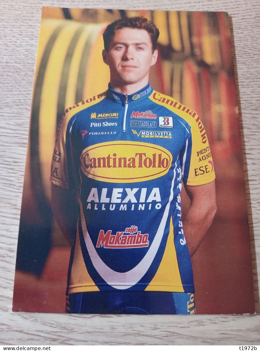 Cyclisme Cycling Ciclismo Ciclista Wielrennen Radfahren SIMONI GILBERTO (Cantina Tollo-Alexia Alluminio 1998) - Ciclismo