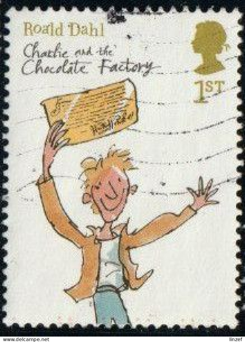 GB 2012 Yv. N°3578 - Roald Dahl - 1st Charlie Et La Chocolaterie - Oblitéré - Gebraucht