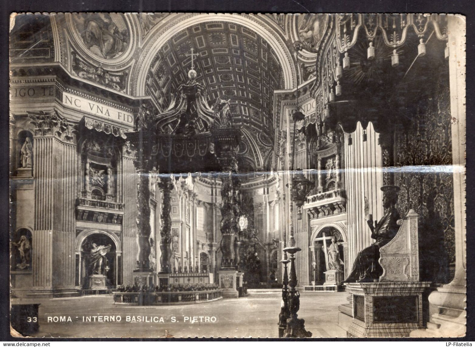 Italy - 1949 - Roma - Interno Basilica S. Pietro - San Pietro