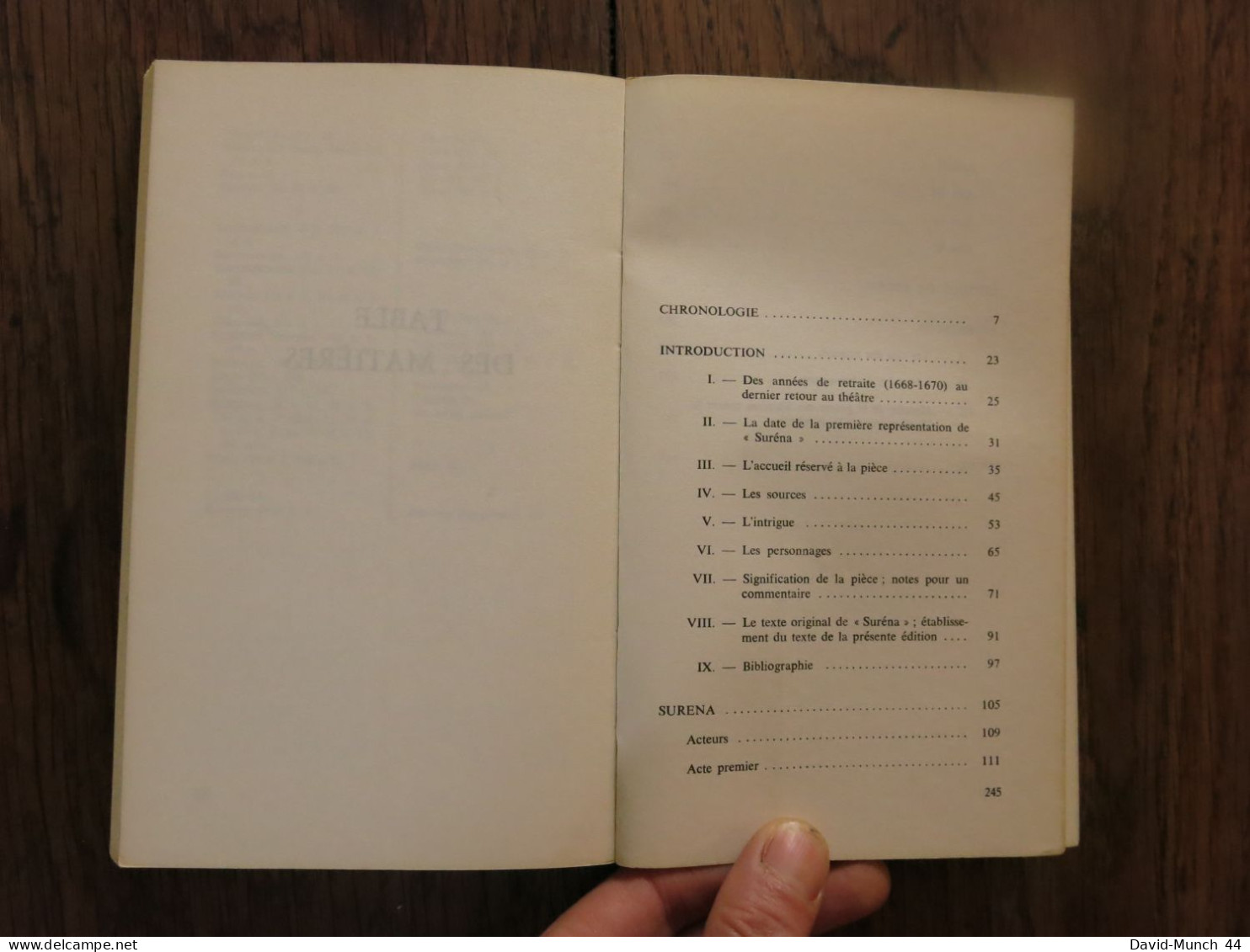 Suréna, général des parthes, tragédie de Pierre Corneille. Editions Ducros, collection Ducros. 1970