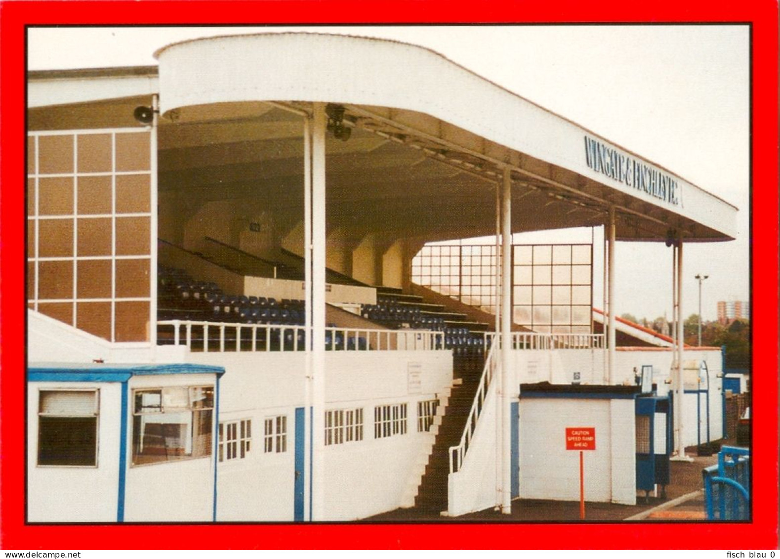 AK Fußball Stadion Postkarte Harry Abrahams Stadium Wingate & Finchley FC Summers Lane London Borough Of Barnet Football - Football