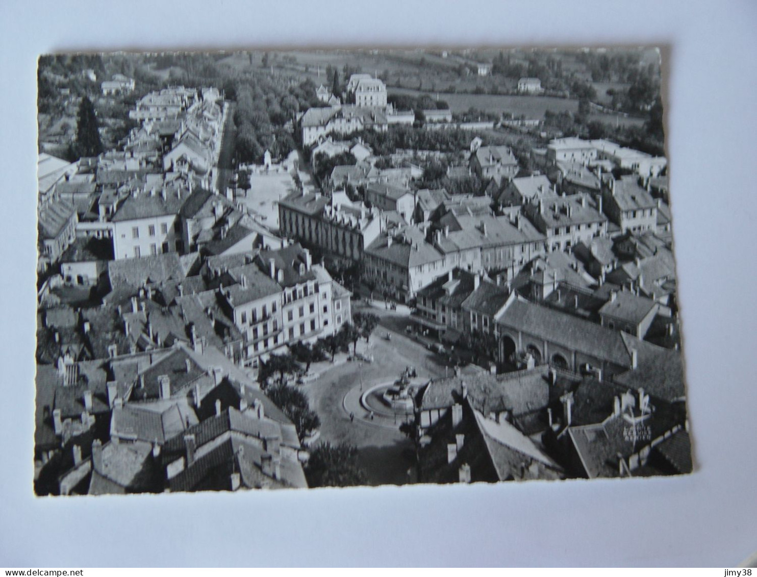 AIN-EN AVION AU DESSUS DE...BELLEY-6-PLACE DES TERREAUX ED LAPIE - Belley