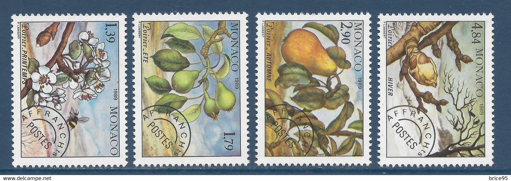 Monaco - Préoblitéré - YT N° 102 à 105 ** - Neuf Sans Charnière - 1989 - VorausGebrauchte