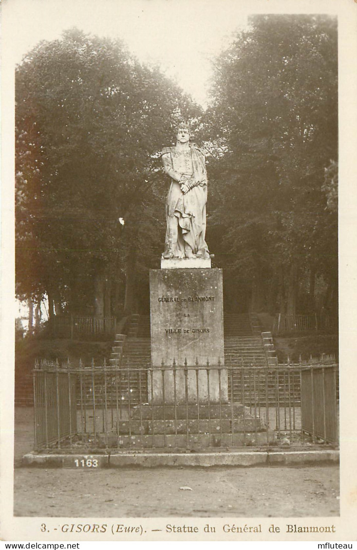 27* GISORS    Statue General Blammont  RL20,0598 - Gisors