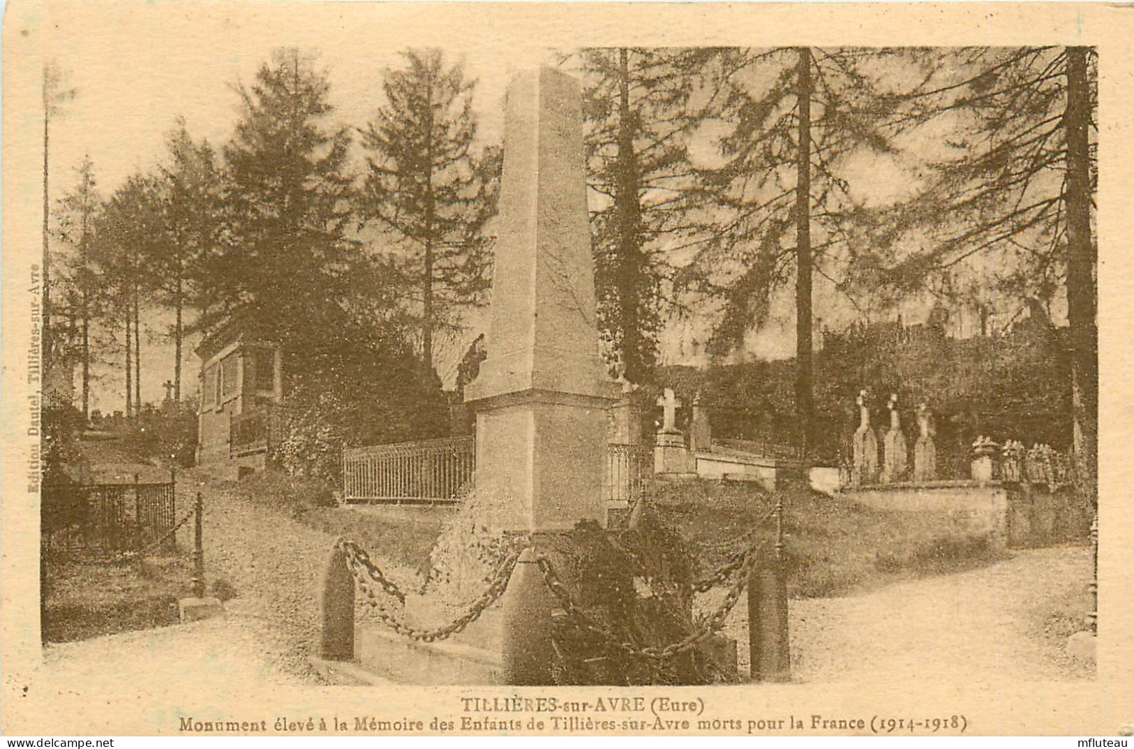 27* TILLIERES S/AVRE  Monument Aux Morts   RL20,0583 - Tillières-sur-Avre