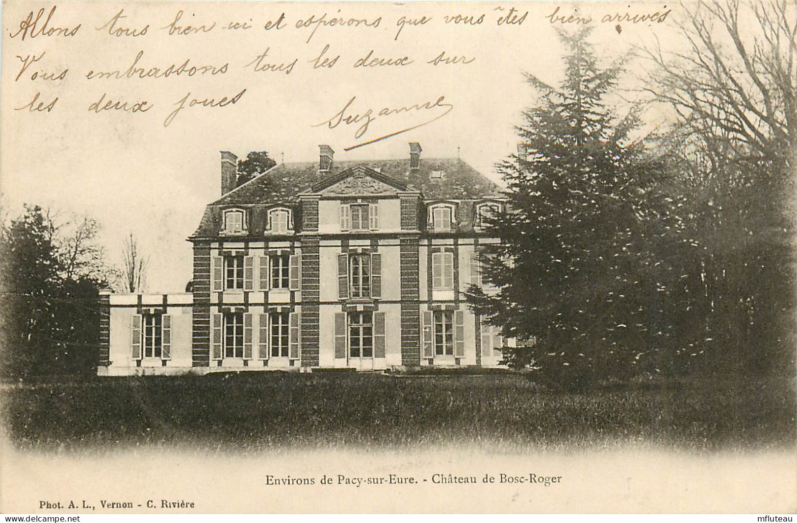27* PACY S/EURE - BOSC ROGER  Le Chateau  RL20,0570 - Pacy-sur-Eure