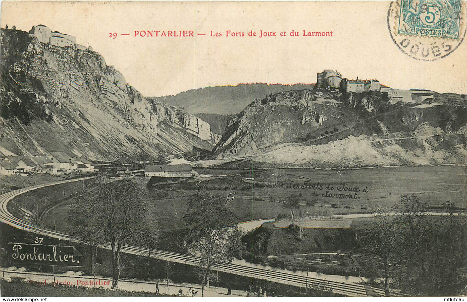 25* PONTARLIER Forts De Joux Et Du Larmont   RL20,0517 - Pontarlier