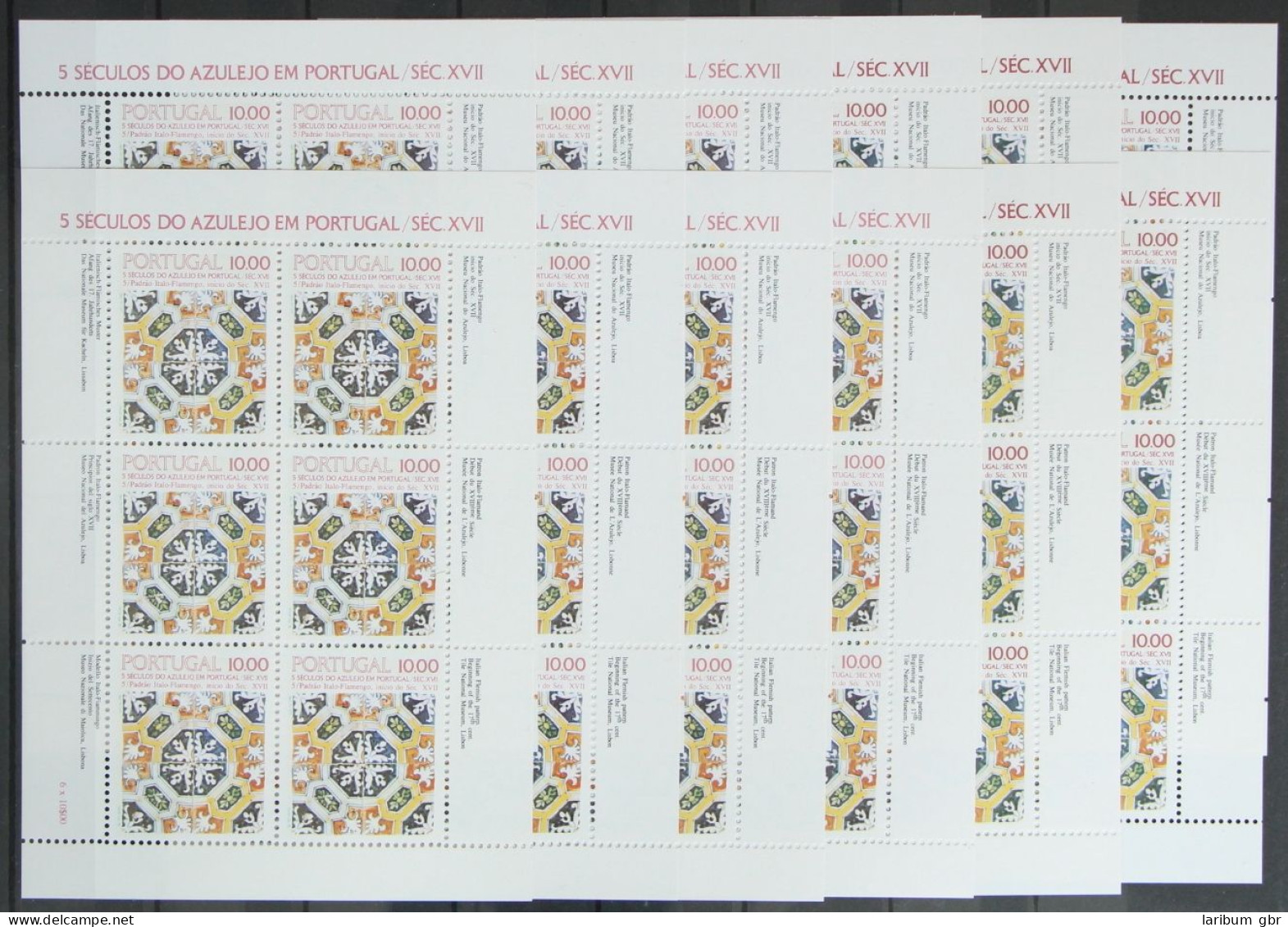 Portugal 22x 1557 Als Kleinbogen Postfrisch Ca. 110,- Katalog #JQ667 - Andere & Zonder Classificatie