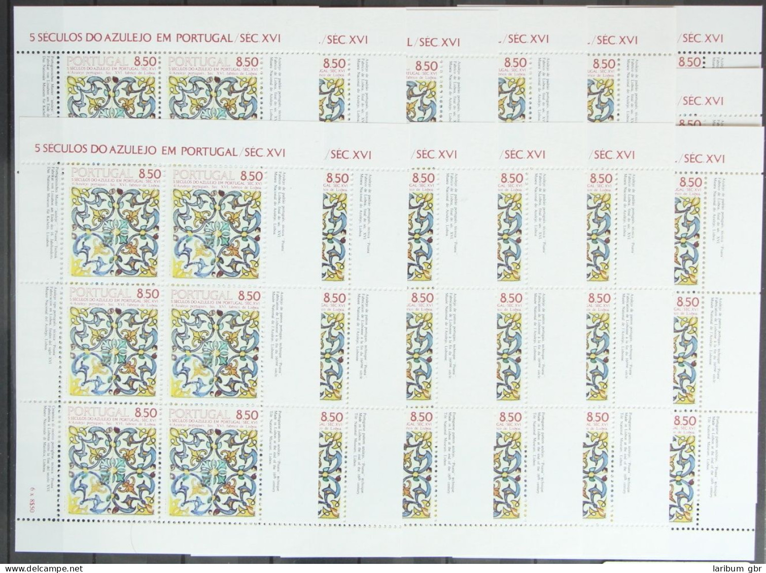 Portugal 25x 1548 Als Kleinbogen Postfrisch Ca. 125,- Katalog #JQ669 - Andere & Zonder Classificatie