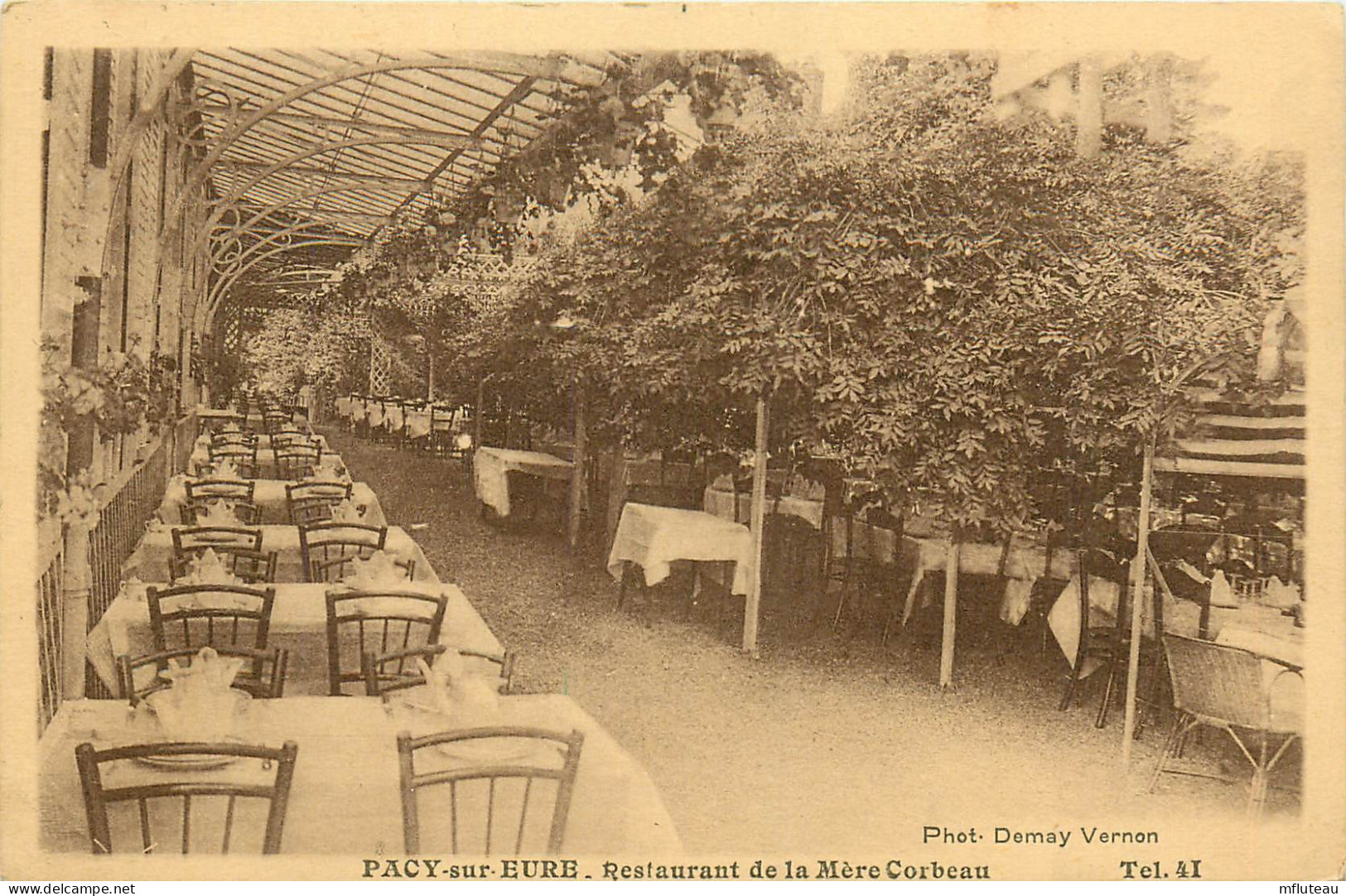 27* PACY S/EURE     Restaurant De « le Mere Corbeau »  RL20,0654 - Pacy-sur-Eure