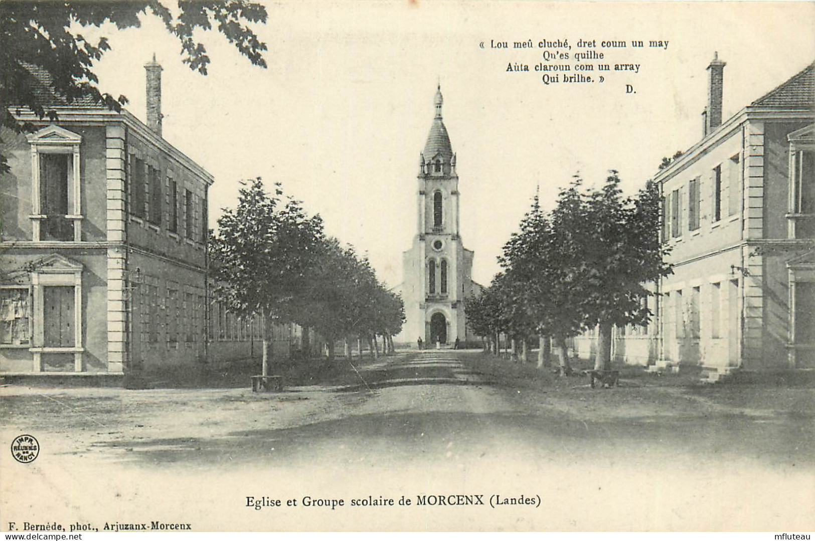 40* MORCENX  Eglise Et Groupe Scolaire   RL20,1571 - Morcenx