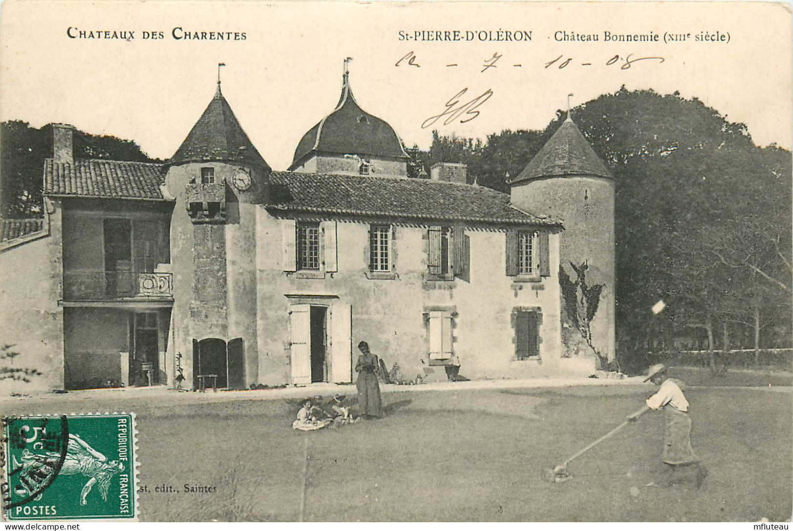 17*  ILE D OLERON  - ST PIERRE   Château « bonnemie » RL22,0271 - Saint-Pierre-d'Oleron