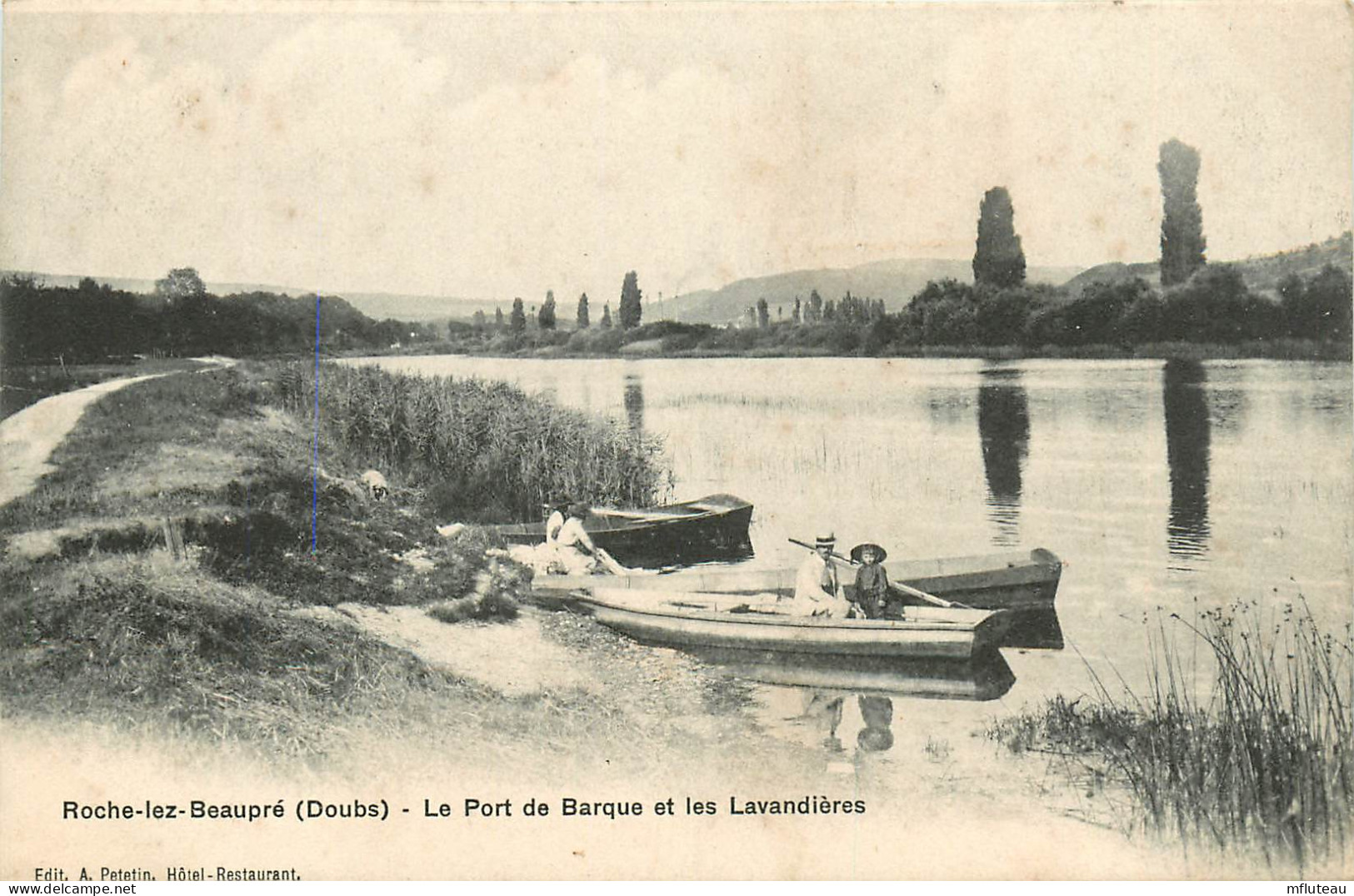 25* ROCHE LEZ BEAUPRE Port De Barque Et Lavandieres     RL22,1651 - Autres & Non Classés