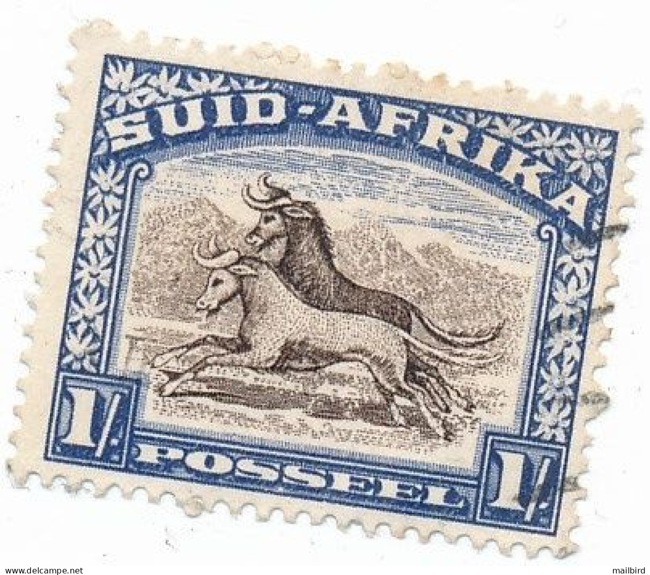 SOUTH AFRICA, 1933-48 1 SH - Brown And Chalky Blue SG 62 - Used Stamps