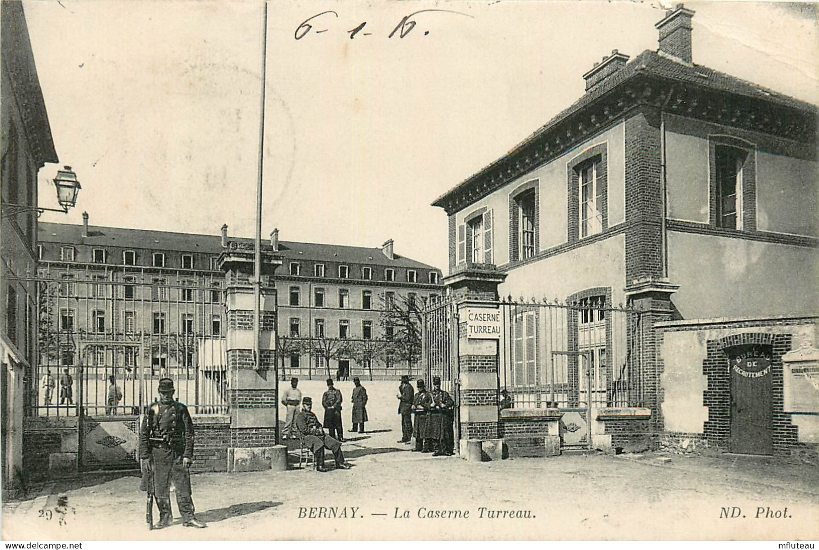 27* BERNAY   Caserne Turreau    RL22,1960 - Barracks