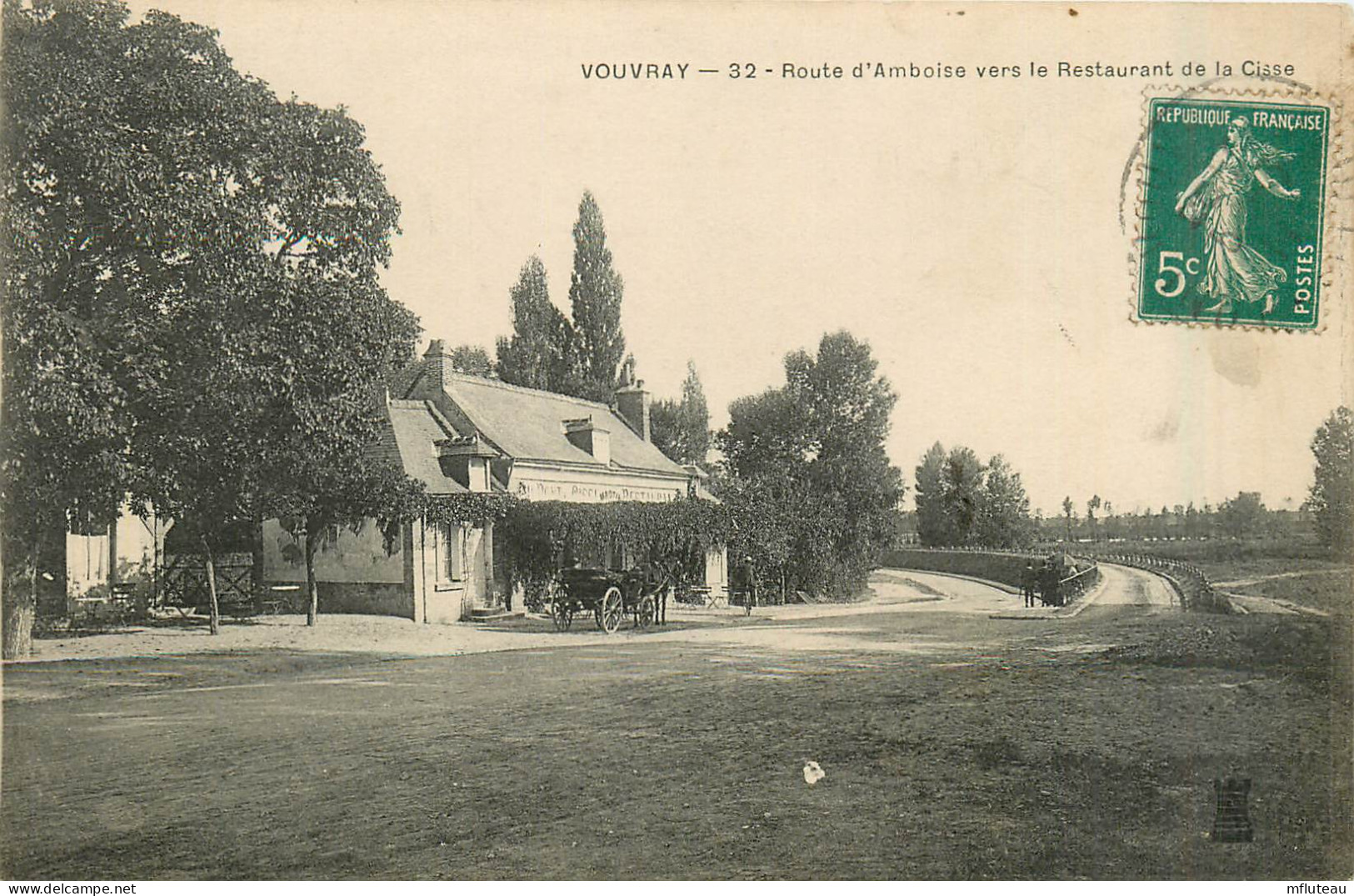 37* VOUVRAY  Route D Amboise Vers Restaurant De La Cisse     RL34.0422 - Vouvray