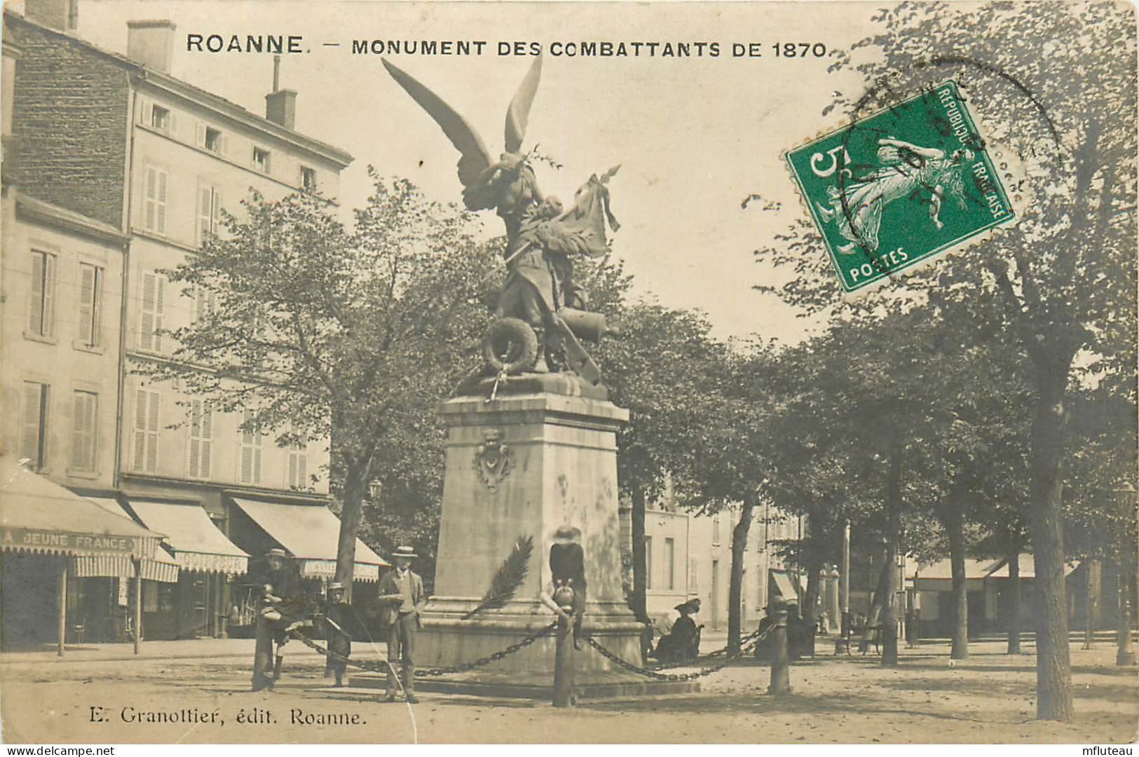 42* ROANNE   Monument 1870     RL34.0924 - Roanne
