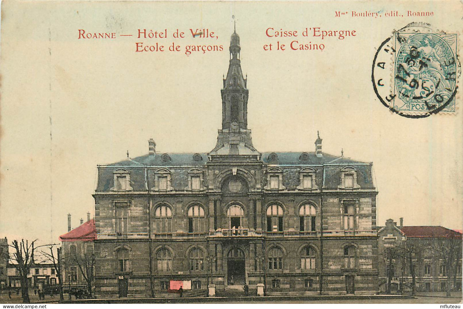 42* ROANNE  Hotel De Ville – Caisse Epargne ….        RL34.0917 - Roanne