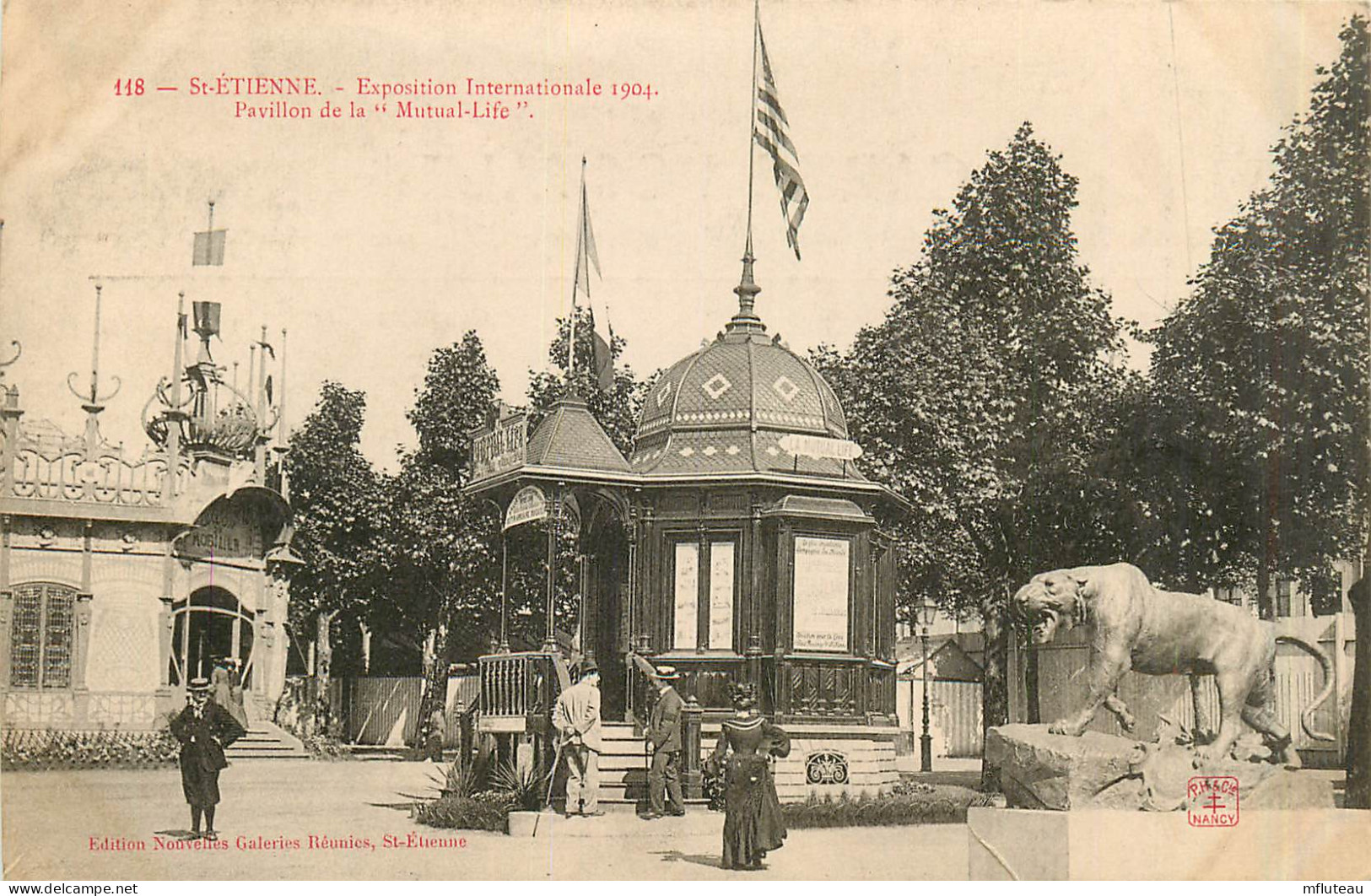 42* ST ETIENNE        Expo 1904 – Pavillon De La « mutual-life »        RL34.0856 - Saint Etienne