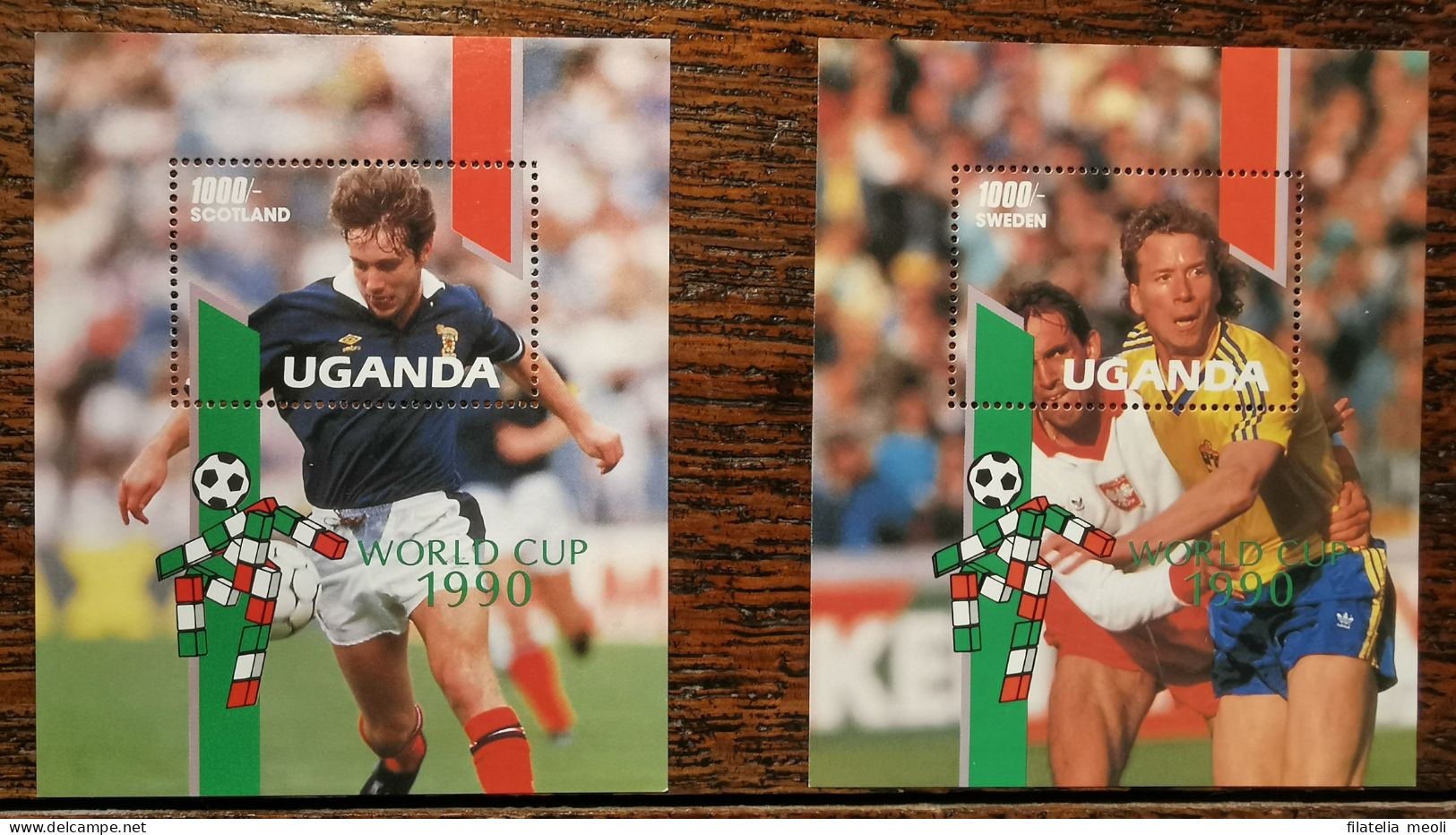 UGANDA 1989 ITALIA '90 - Uganda (1962-...)