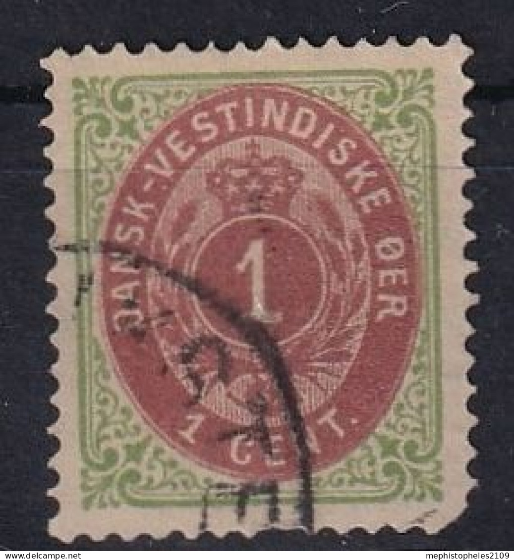 DANISH WEST-INDIES 1874 - Canceled - Sc# 5 - Dänische Antillen (Westindien)