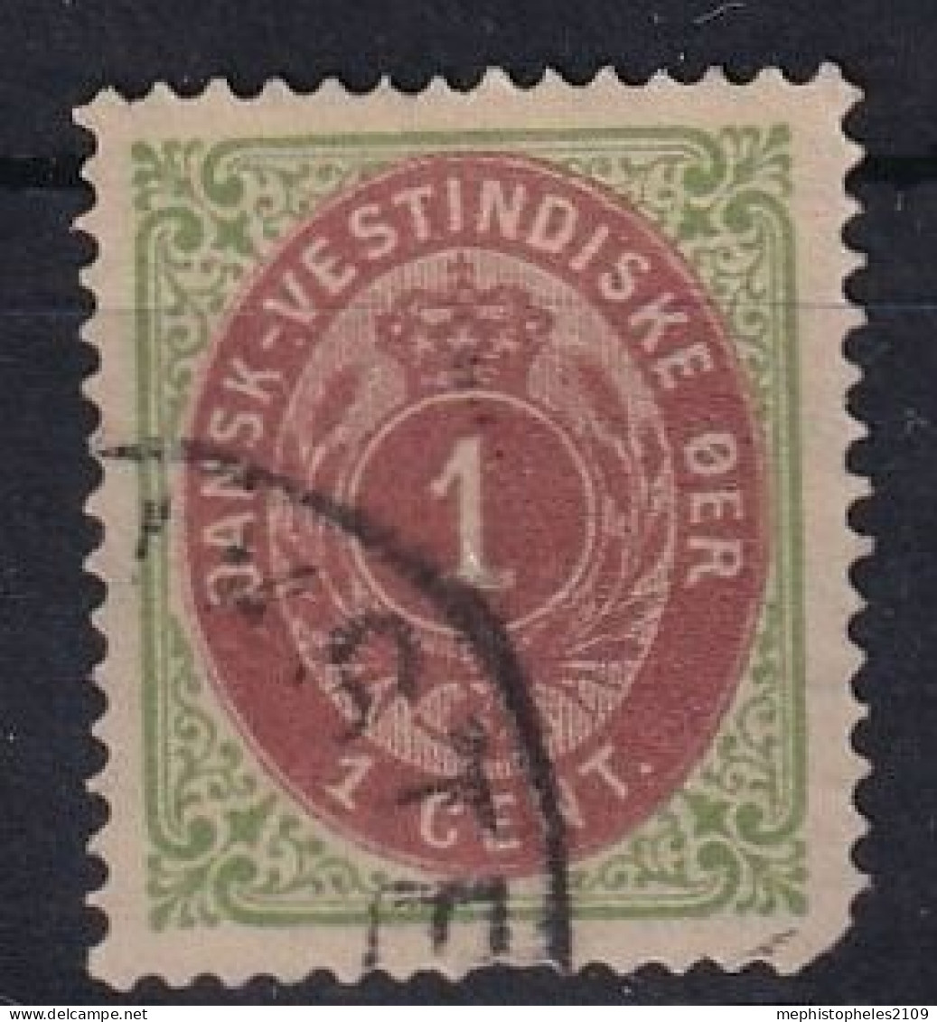 DANISH WEST-INDIES 1874 - Canceled - Sc# 5 - Denmark (West Indies)