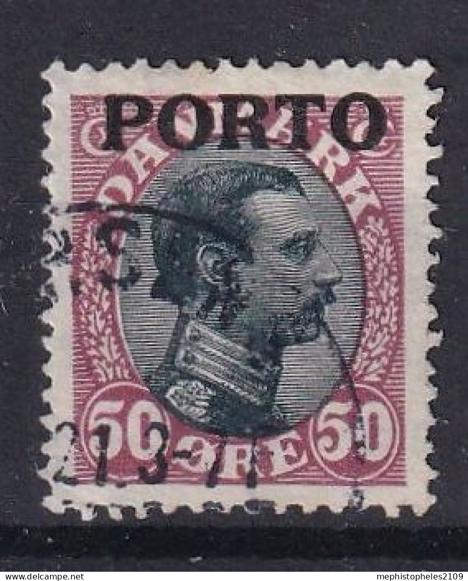 DENMARK 1921 - Canceled - Mi 7 - Postage Due - Portomarken