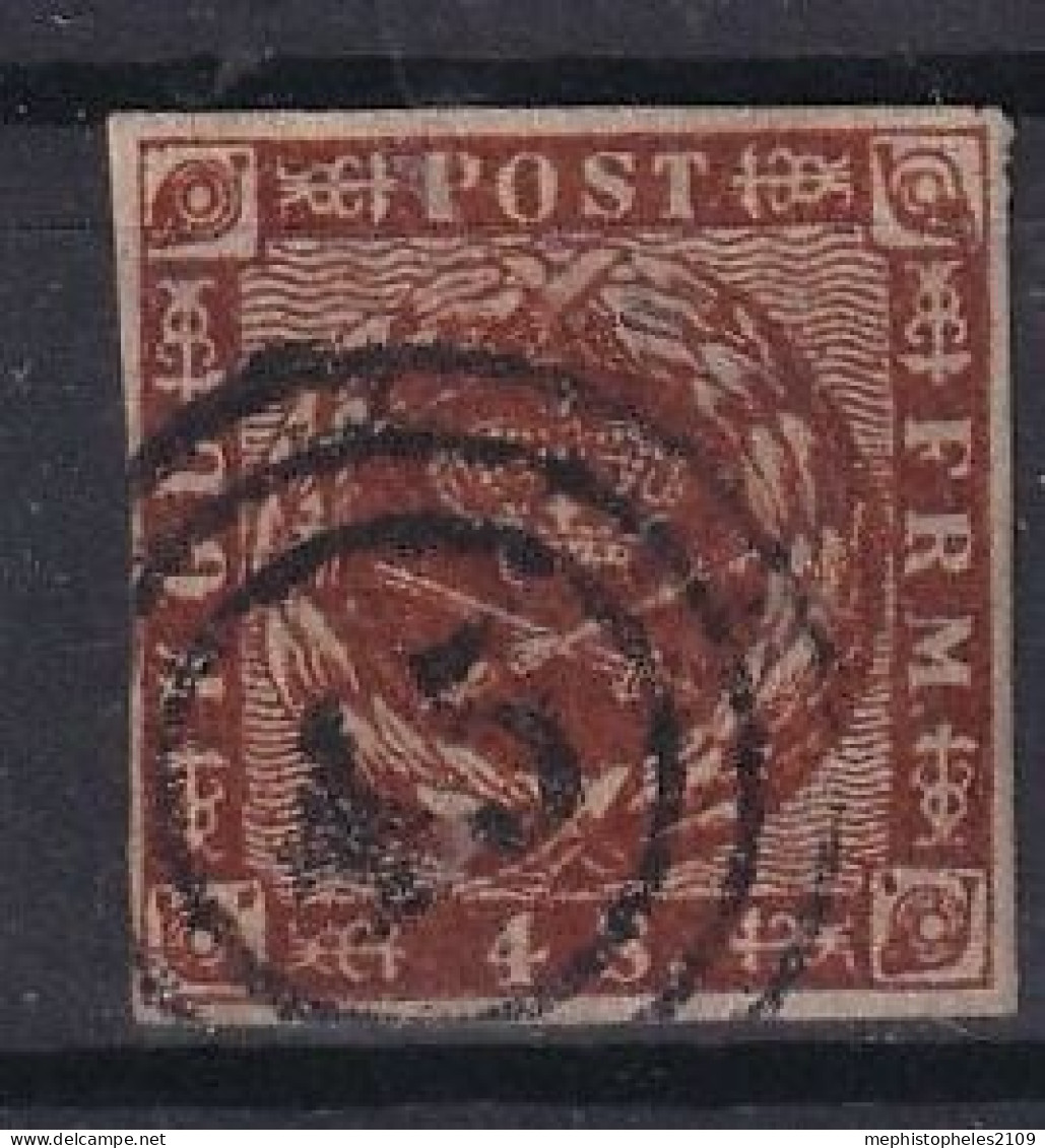 DENMARK 1858 - Canceled - Mi 7a - Gebruikt