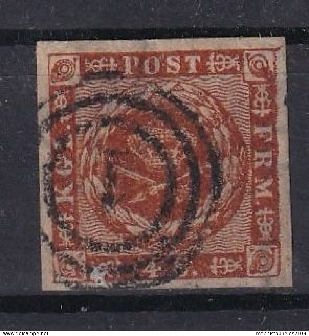 DENMARK 1858 - Canceled - Mi 7b - Usati