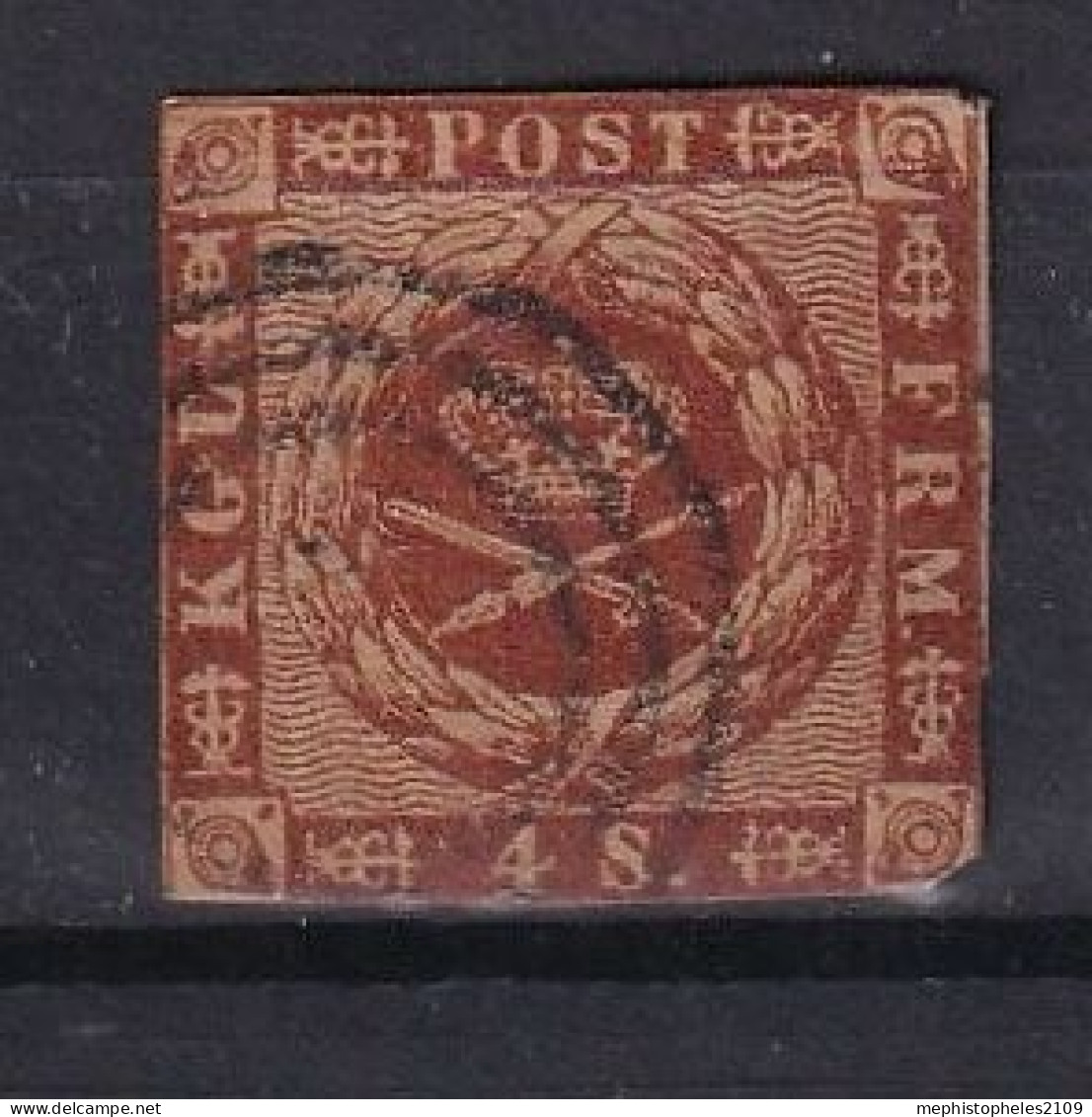 DENMARK 1858 - Canceled - Mi 7b - Gebraucht